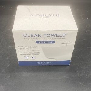 Clean Towels XL  Original clean skin club  50 count new